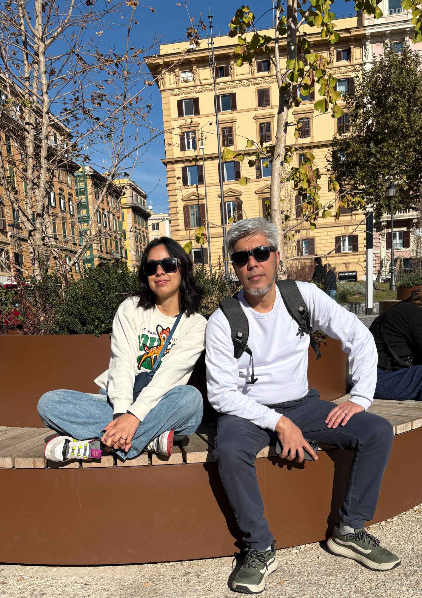 Paulo e Vanessa em viagem